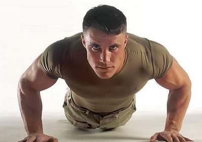 pushups work well in circuit training